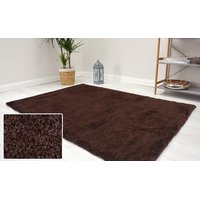 Kusový koberec Shaggy MAX velvet - tmavo hnedý