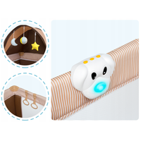 Detská cestovná postieľka Lionel Sven Plus - béžová