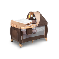 Detská cestovná postieľka Lionel Sven Plus - béžová