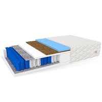 Taštičkový matrac MADONNA 200x80x22 cm - kokos / HR pena
