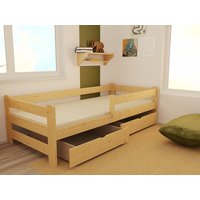 Detská posteľ z masívu 200x90cm bez šuplíku - DP019
