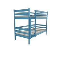 Detská poschodová posteľ z MASÍVU 200x80cm bez šuplíku - PP008