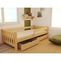 Detská posteľ z masívu 200x90 cm bez šuplíku - DP022
