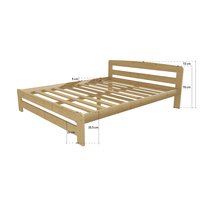 Posteľ z masívu 200x160 cm - MK8B