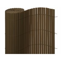 Clona na plot - imitácia bambusu - 100x400 cm hnedá