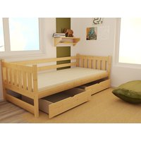 Detská posteľ z masívu 200x80 cm bez šuplíku - DP024