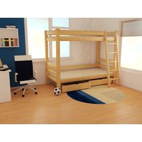 Detská poschodová posteľ z masívu ROBUST 8X8 3A - 200x80 cm