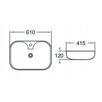 Keramické umývadlo AISHA