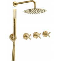 Sprchová podomietková súprava EXIT - zlatá