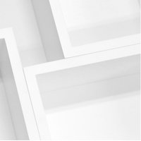 Zostava 3 nástenných políc - biele