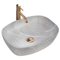Keramické umývadlo MAXMAX Rea FREJA - šedé - imitácia kameňa