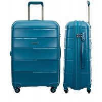 Moderné cestovné kufre BAHAMAS - modrozelenej
