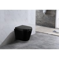 Závesné WC RICO - čierne