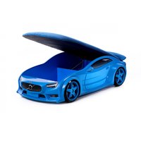 Detská 3D autopostel 180x80 cm s úložným priestorom viola Standard modrá