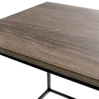 Konferenčný stolík Kališ 80x40 cm - drevo / kov