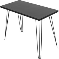 Písací stôl LOFT - čierny