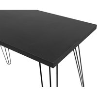 Písací stôl LOFT - čierny