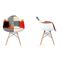 Retro stoličky Oliver - Patchwork