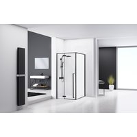 Sprchovací kút MAXMAX Rea Fargo Black 90x90 cm