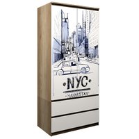 Šatníková skriňa - NEW YORK TYP C
