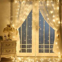 Vianočný svietiaci 300 LED záves 3x3m