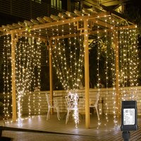Vianočný svietiaci 300 LED záves 3x3m