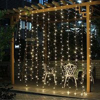 Vianočný svietiaci 300 LED záves 3x3m