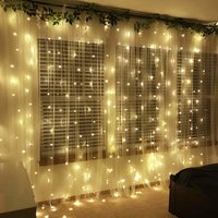 Vianočný svietiaci 300 LED záves 3x3m
