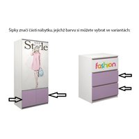 Šatníková skriňa - FASHION TYP F