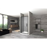 Sprchové dvere MAXMAX Rea RAPID slide 110 cm - čierne