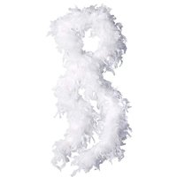 Girlanda pierka 180 cm - biela