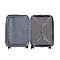 Moderné cestovné kufre FLORENCE - šedé