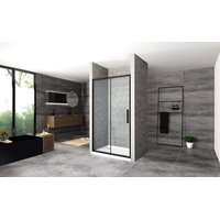 Sprchové dvere MAXMAX Rea RAPID fold 100 cm - čierne