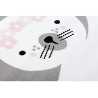 Detský koberec PASTEL králiček - sivý - 120x170 cm