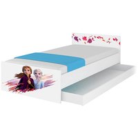 Detská posteľ MAX so zásuvkou Disney - FROZEN 2 160x80 cm - Elsa a Anna