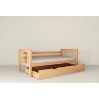 Detská posteľ z masívu BUK - LEA 200x90cm - prírodná