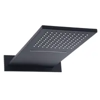 Sprchová dažďová hlavica MEXEN WATERFALL slim s funkciou vodopádu - čierna, 79190-70