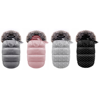 Fusak - šedý s kožušinou