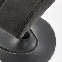 Barová stolička COMFORT - šedo / čierna - výškovo nastaviteľná