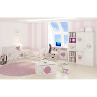 Detská stena do izby - MÉĎA - ružový