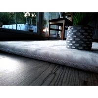 Kusový koberec RABBIT DELUXE - biely - imitácia králičej kožušiny
