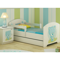 Detská posteľ - MODRÝ MACKO 140x70 cm