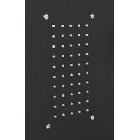 Sprchový panel STELLA LED 4v1 - s výtokom do vane - čierny