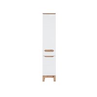 Kúpeľňová stojaca skrinka BALI biela - vysoká
