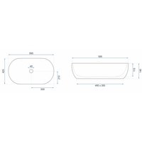 Keramické umývadlo MAXMAX Rea AMELIA 59
