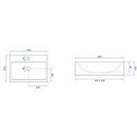 Keramické umývadlo MAXMAX Rea XARA