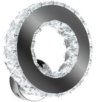 Nástenné LED krištáľové svietidlo PLATON circle - 20 / 10W