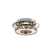 Stropné LED krištáľové svietidlo PLATON single circle - 8W