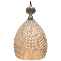 Stropné svietidlo PINEAPPLE - kov / sklo
