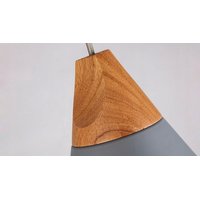 Stropné svietidlo scanda typ A - kov / drevo - biele